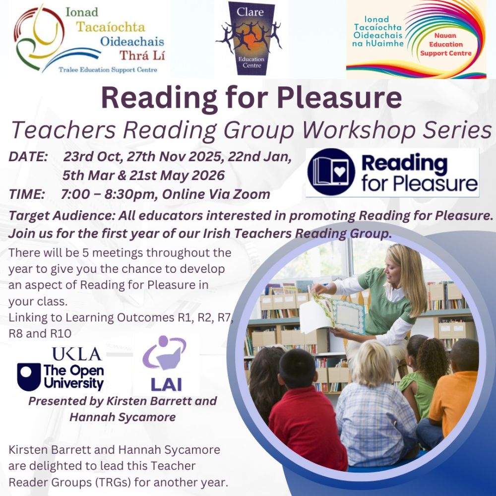 AUT25-35 Reading for Pleasure - Teachers Reading Group Workshop Series